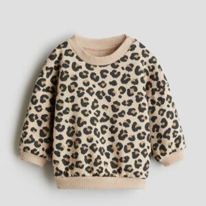H&M Leopard-Print Sweatshirt 18M